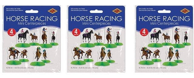 Horse Racing Centerpieces